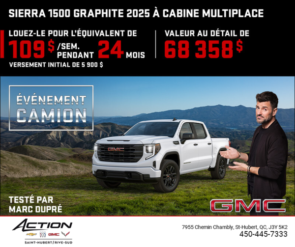 Le GMC Sierra 1500 2025