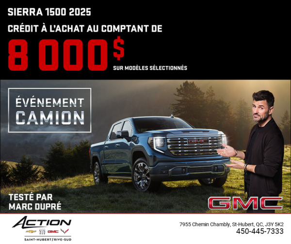 Le GMC Sierra 1500 2025