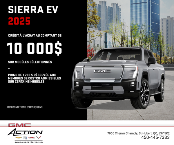 Le GMC Sierra EV 2025
