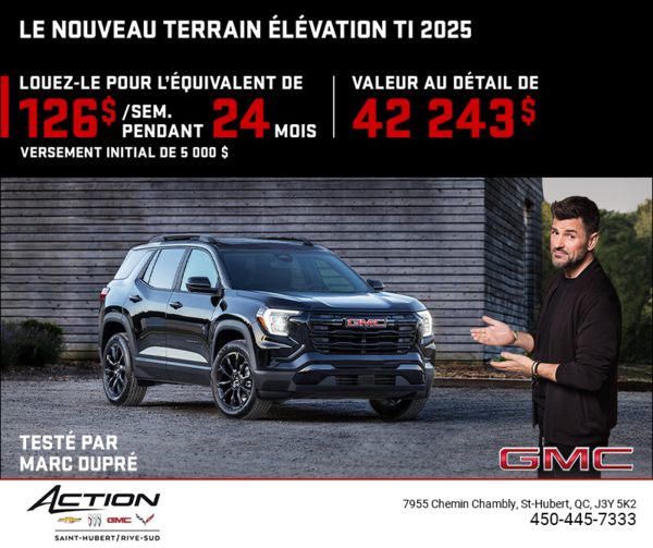 Le GMC Terrain 2025