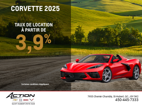 Procurez-vous le Chevrolet Corvette 2025