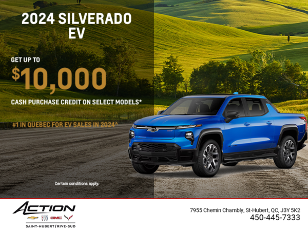Get the 2024 Chevrolet Silverado EV