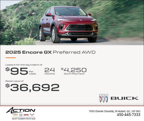 Get the 2025 Buick Encore GX