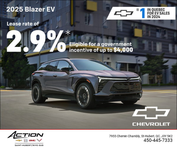Get the 2025 Chevrolet Blazer EV