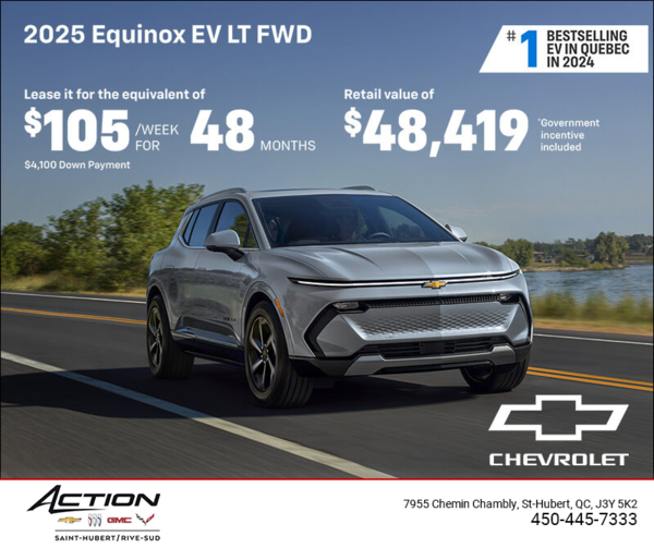 Get the 2025 Chevrolet Equinox EV