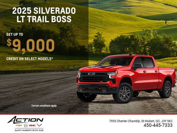 Get the 2025 Chevrolet Silverado 1500 LT Trail Boss