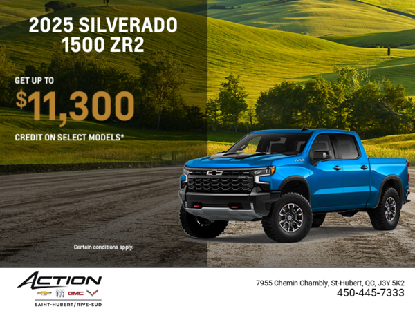 Get the 2025 Chevrolet Silverado 1500 ZR2