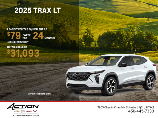 Get the 2025 Chevrolet Trax