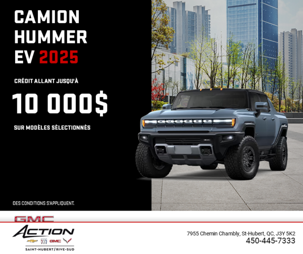 Le GMC Camion Hummer EV 2025