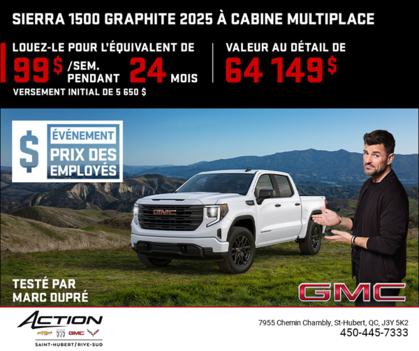Le GMC Sierra 1500 2025