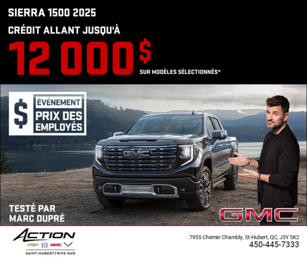 Le GMC Sierra 1500 2025