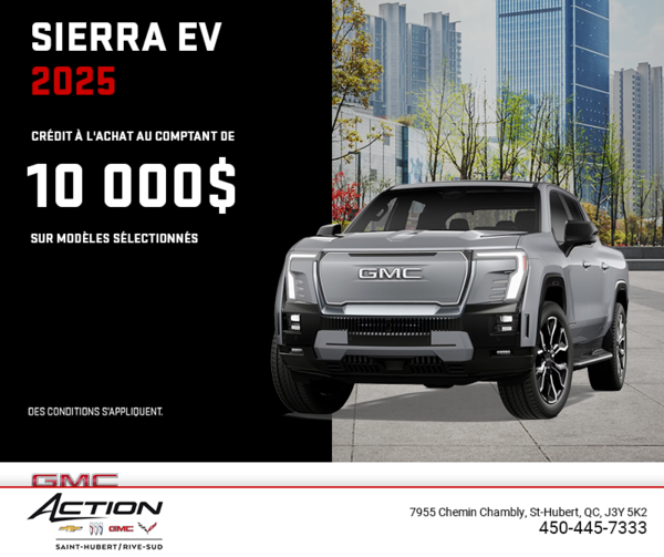 Le GMC Sierra EV 2025
