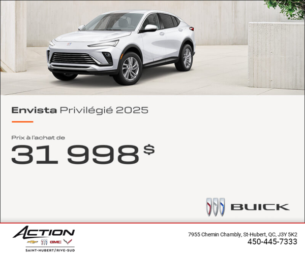 Procurez-vous la Buick Envista 2025