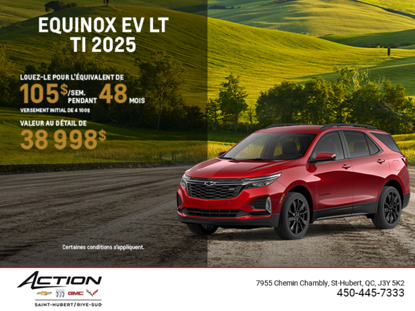 Procurez-vous le Chevrolet Equinox LT TI 2025