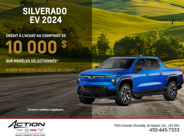 Procurez-vous le Chevrolet Silverado EV 2024