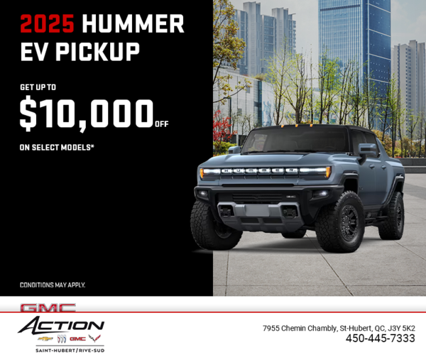 The 2025 GMC Hummer EV Pickup