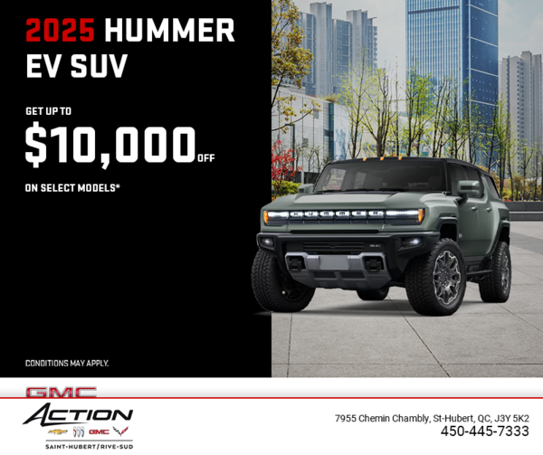 The 2025 GMC Hummer EV SUV