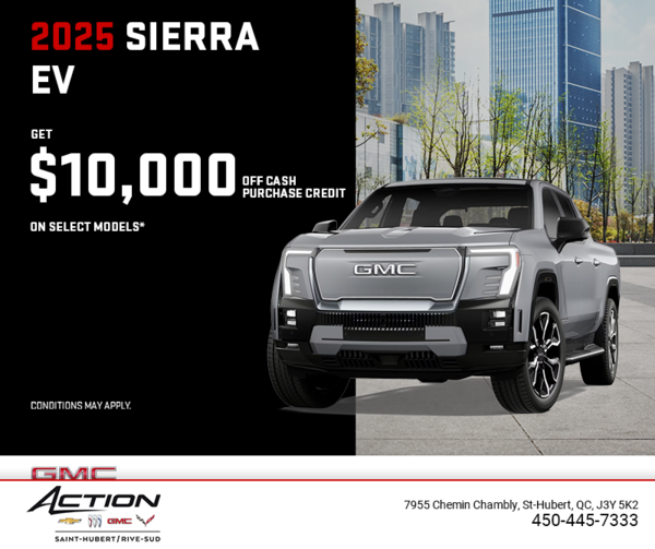 The 2025 GMC Sierra EV