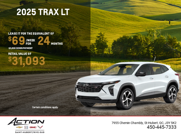Get the 2025 Chevrolet Trax