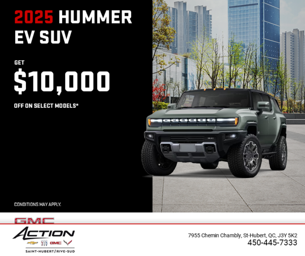 The 2025 GMC Hummer EV SUV