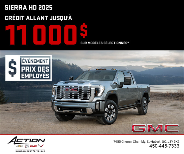 Le GMC Sierra 2500 2025