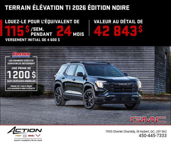 Le GMC Terrain 2026