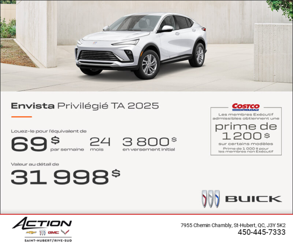 Procurez-vous la Buick Envista 2025