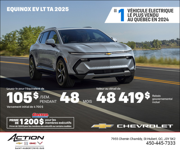 Procurez-vous le Chevrolet Equinox EV 2025