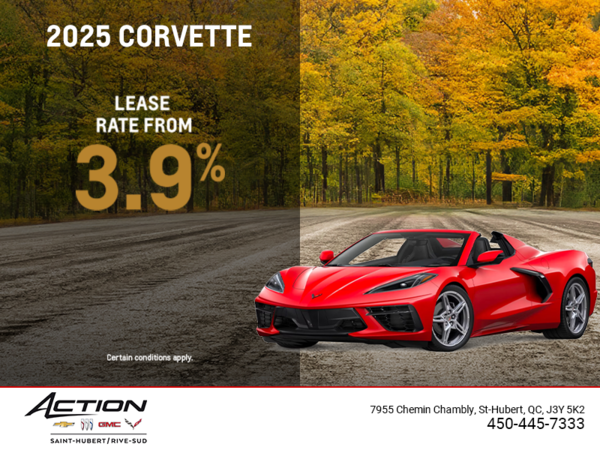 Get the 2025 Chevrolet Corvette