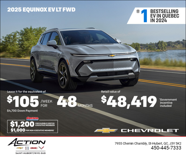 Get the 2025 Chevrolet Equinox EV