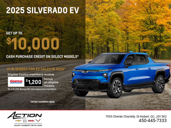 Get the 2025 Chevrolet Silverado EV