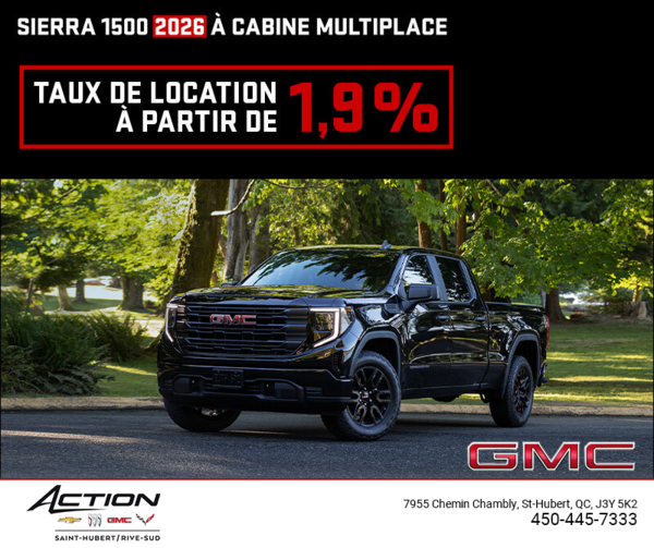 Le GMC Sierra 1500 2026