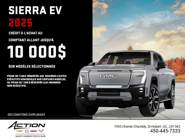 Le GMC Sierra EV 2025