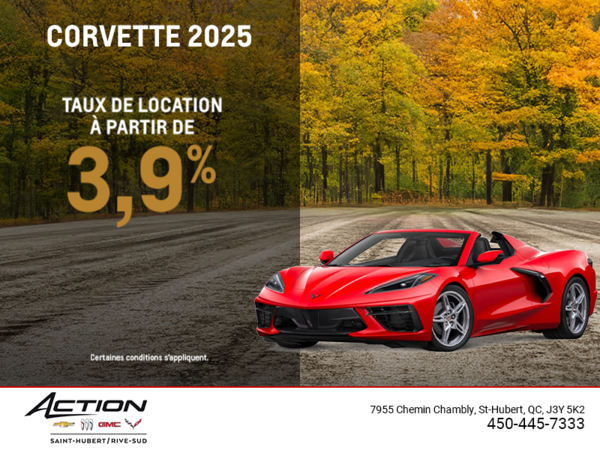 Procurez-vous le Chevrolet Corvette 2025