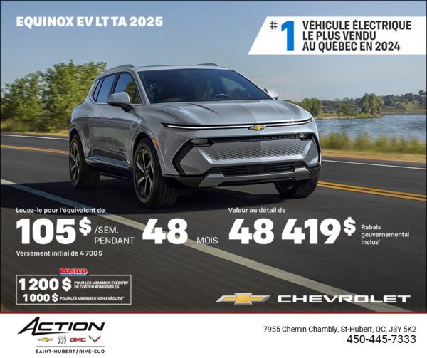 Procurez-vous le Chevrolet Equinox EV 2025