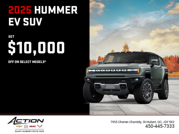 The 2025 GMC Hummer EV SUV