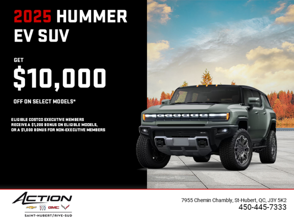 The 2025 GMC Hummer EV SUV