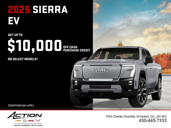 The 2025 GMC Sierra EV