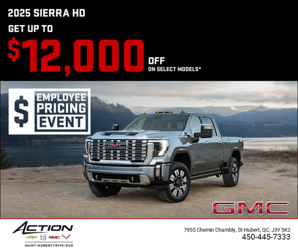 The 2025 GMC Sierra HD