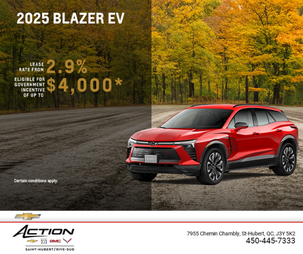 Get the 2025 Chevrolet Blazer EV