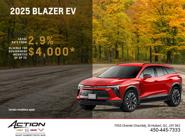 Get the 2025 Chevrolet Blazer EV