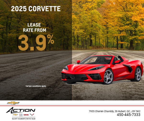 Get the 2025 Chevrolet Corvette