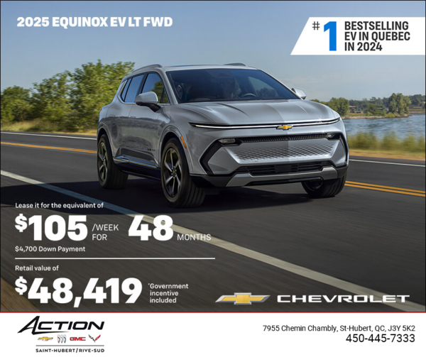 Get the 2025 Chevrolet Equinox EV