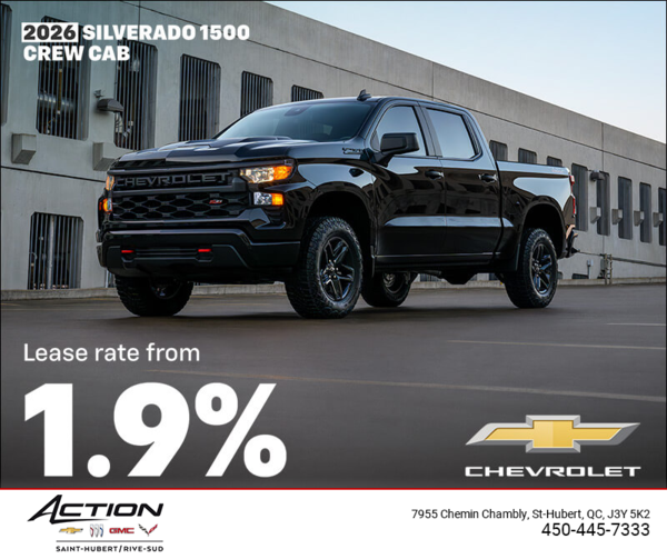 Get the 2026 Chevrolet Silverado 1500
