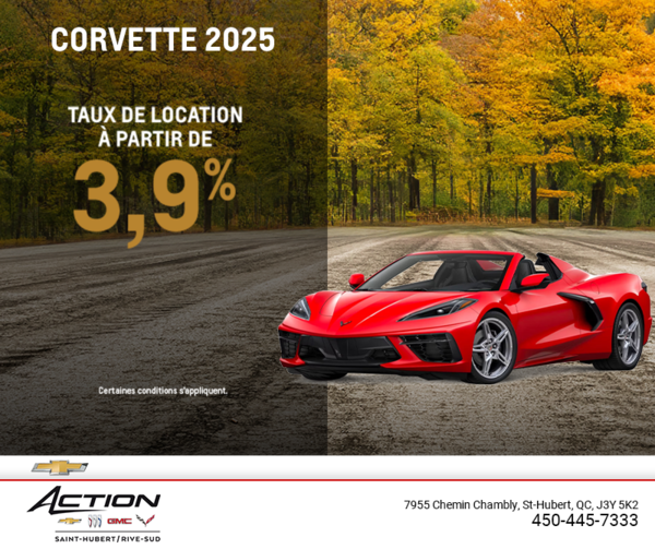 Procurez-vous le Chevrolet Corvette 2025