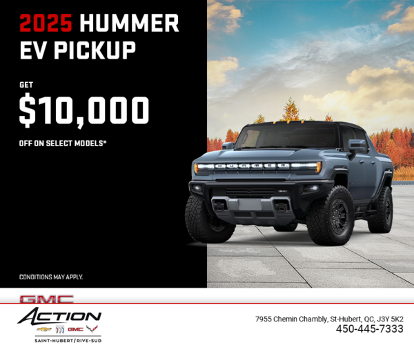 The 2025 GMC Hummer EV SUV