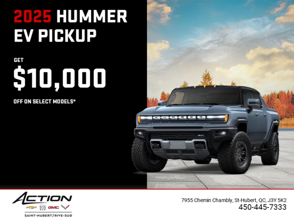 The 2025 GMC Hummer EV SUV