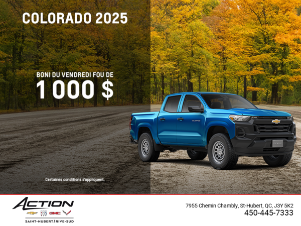 Le Chevrolet Colorado 2025