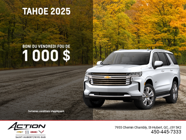 Le Chevrolet Tahoe 2025