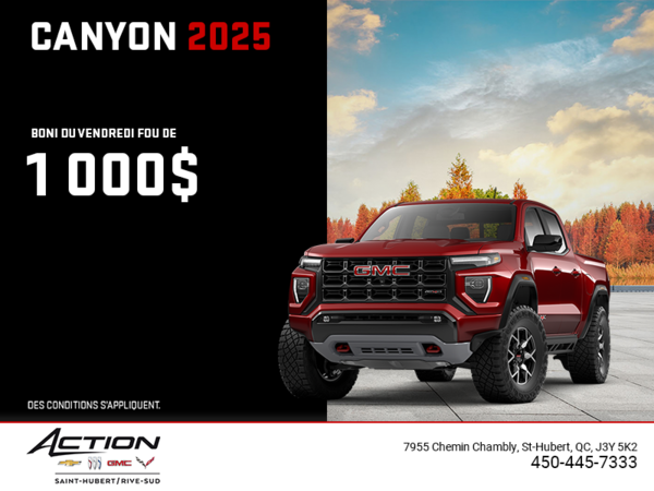Le GMC Canyon 2025